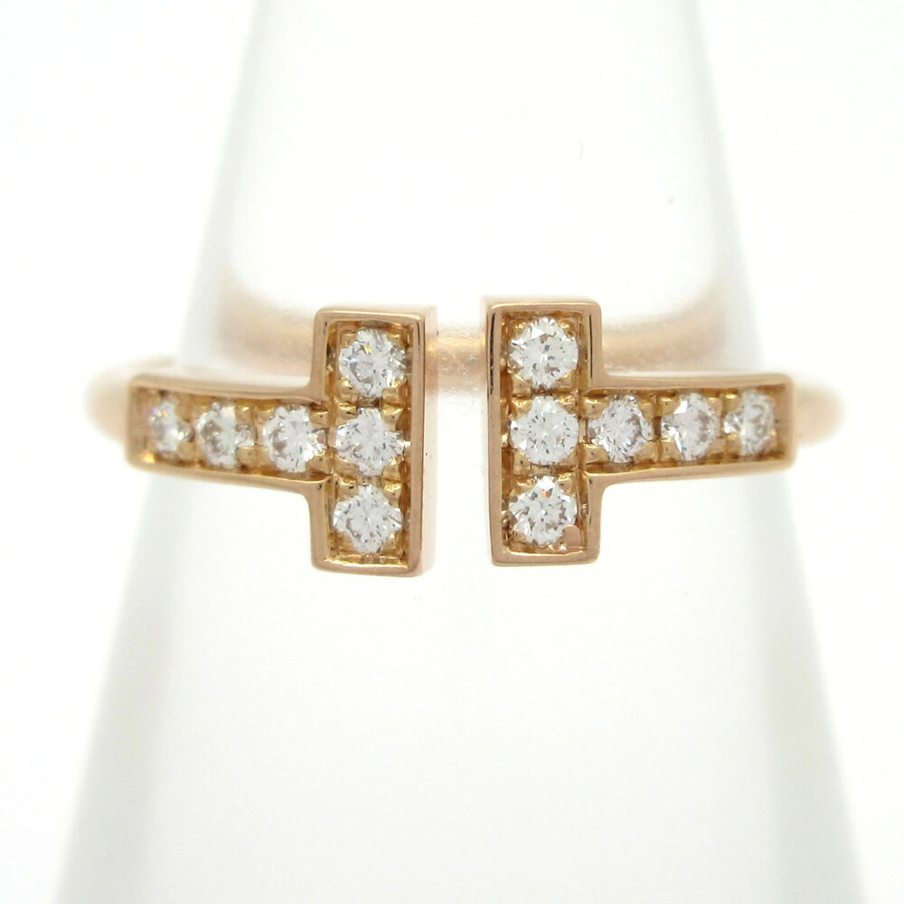 Tiffany&Co. T Wire 18K Rose Gold #354141T24B